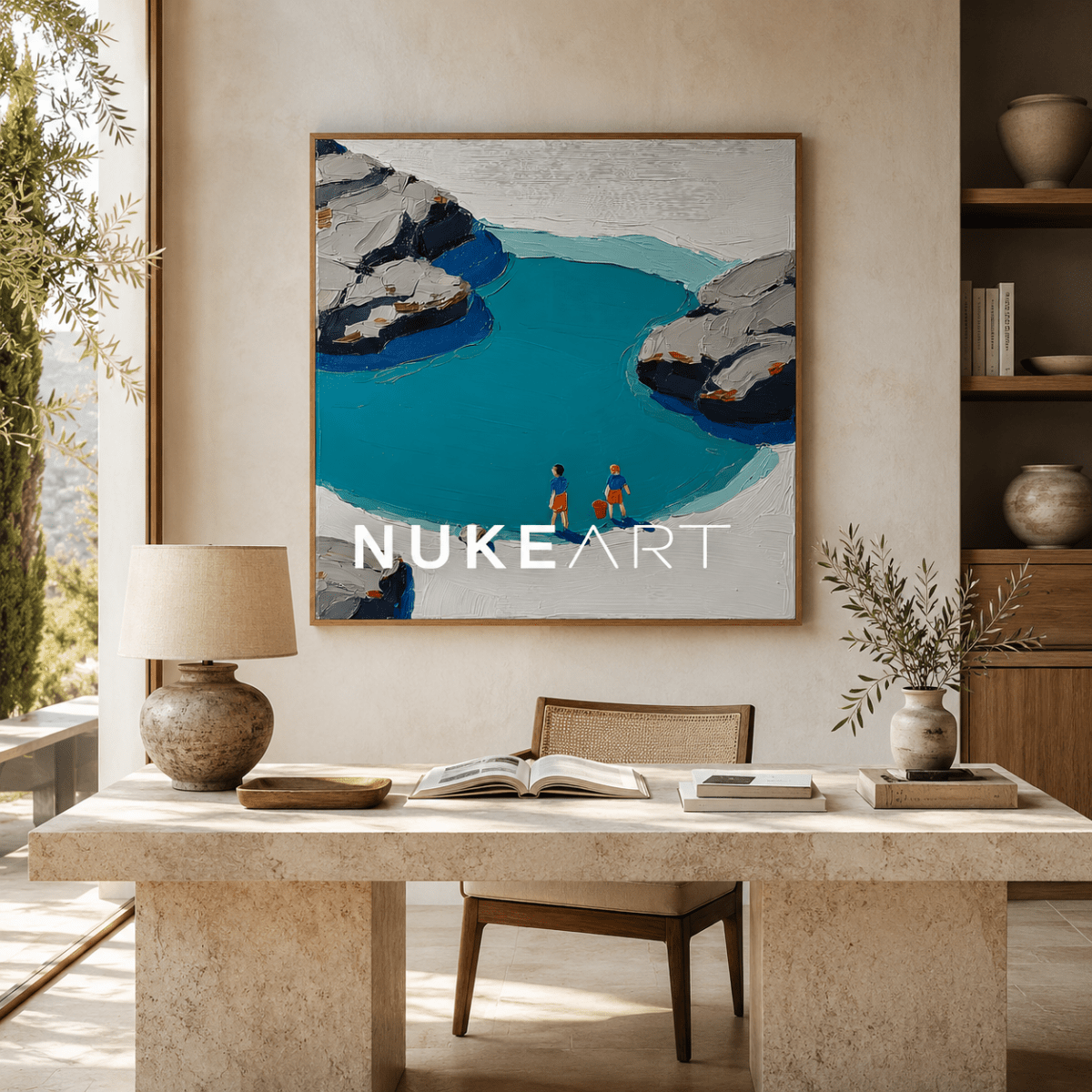 Plaster Painting "Orilla Serena" - nukeart