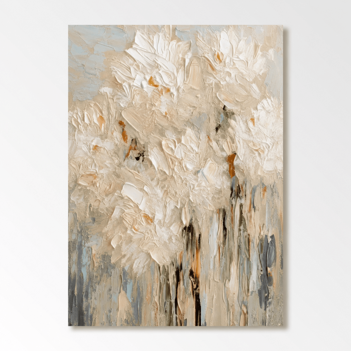 Plaster Painting "Jardín de Marfil" - nukeart