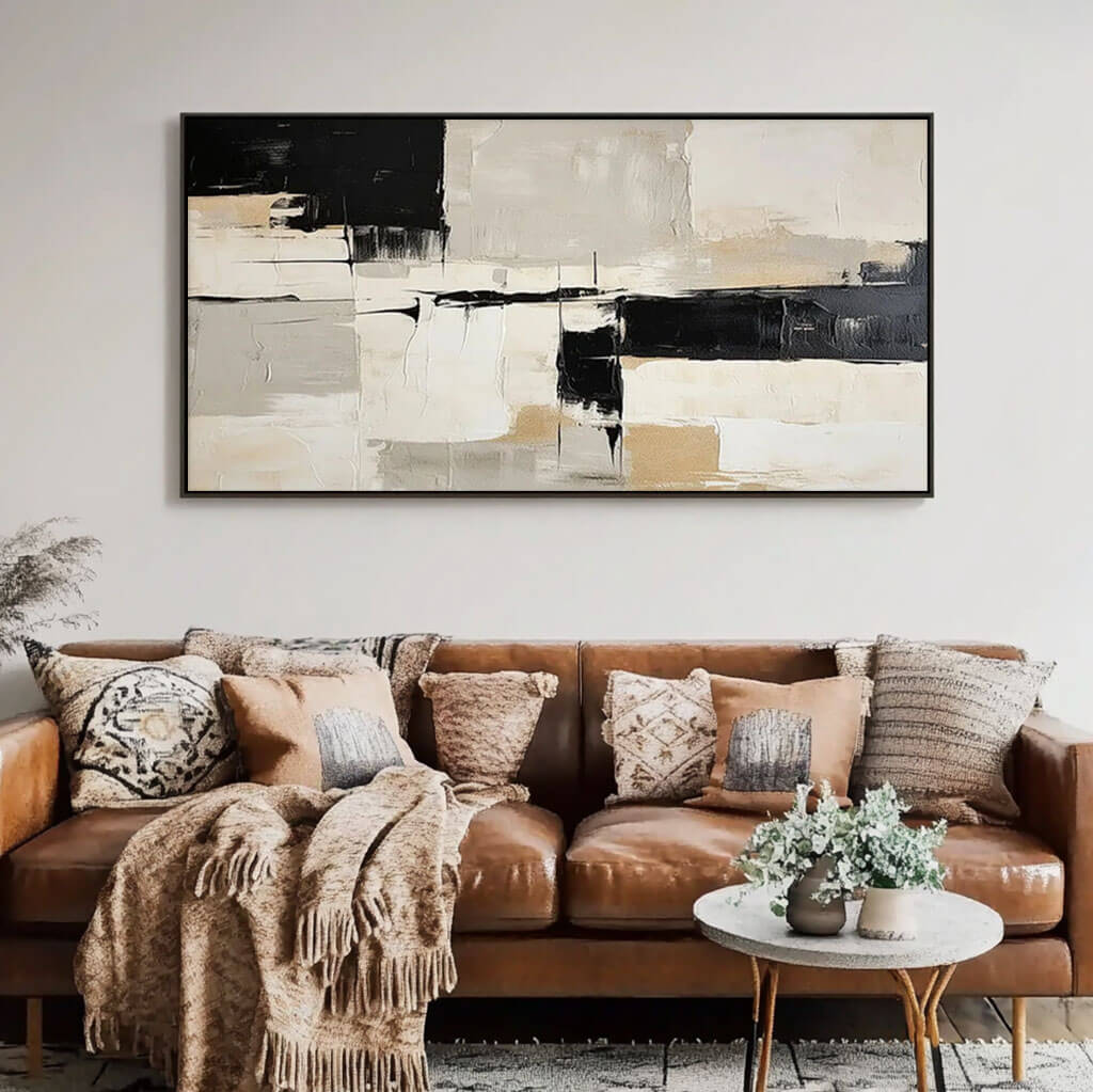 Wabi Sabi Painting "Equilibrio Silenzioso" - nukeart