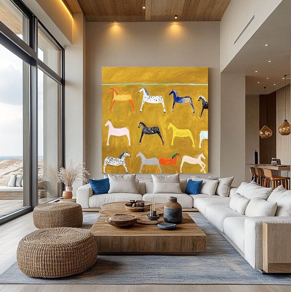 Abstract Painting "Âmes Sauvages” - nukeart