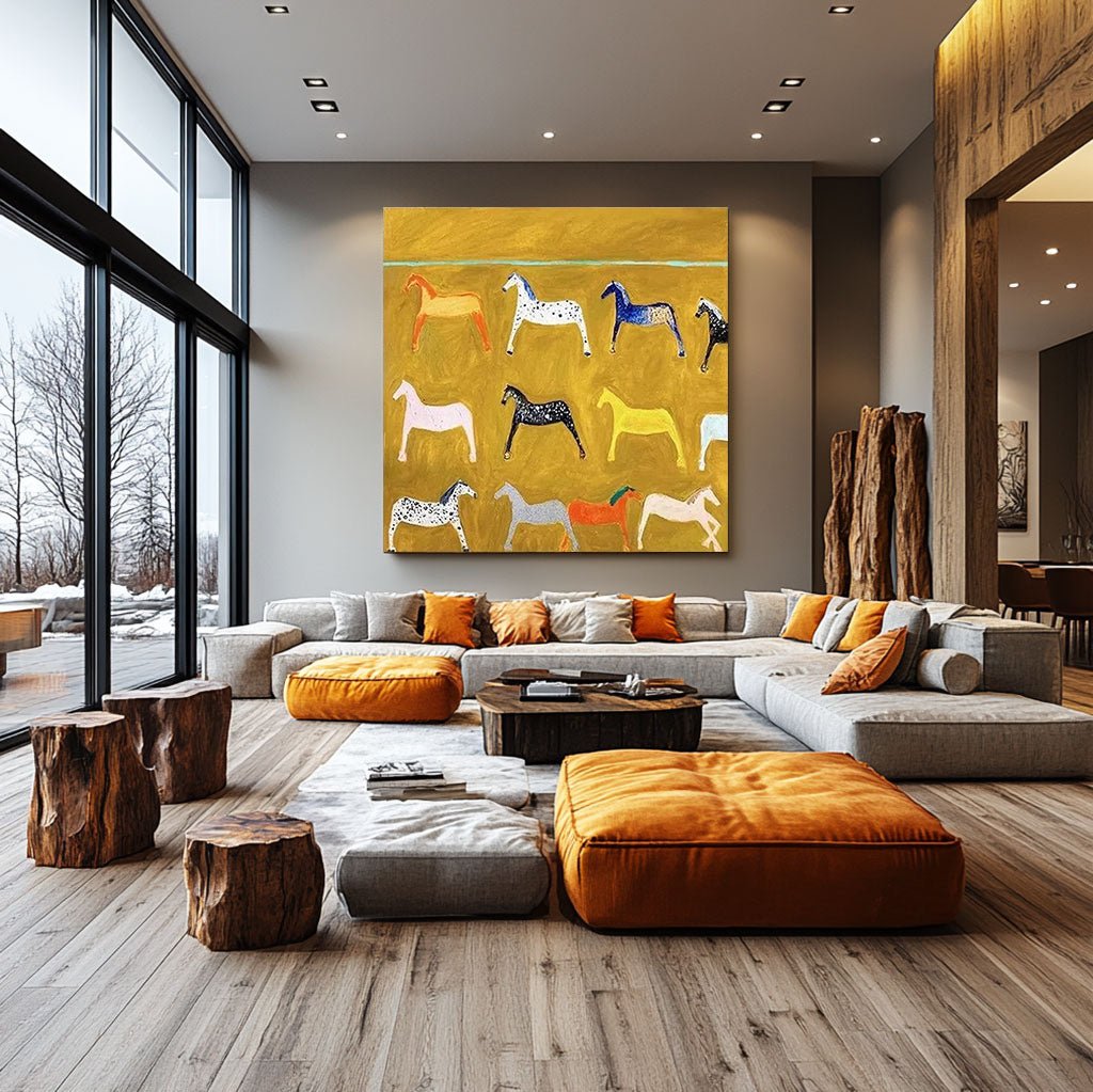 Abstract Painting "Âmes Sauvages” - nukeart