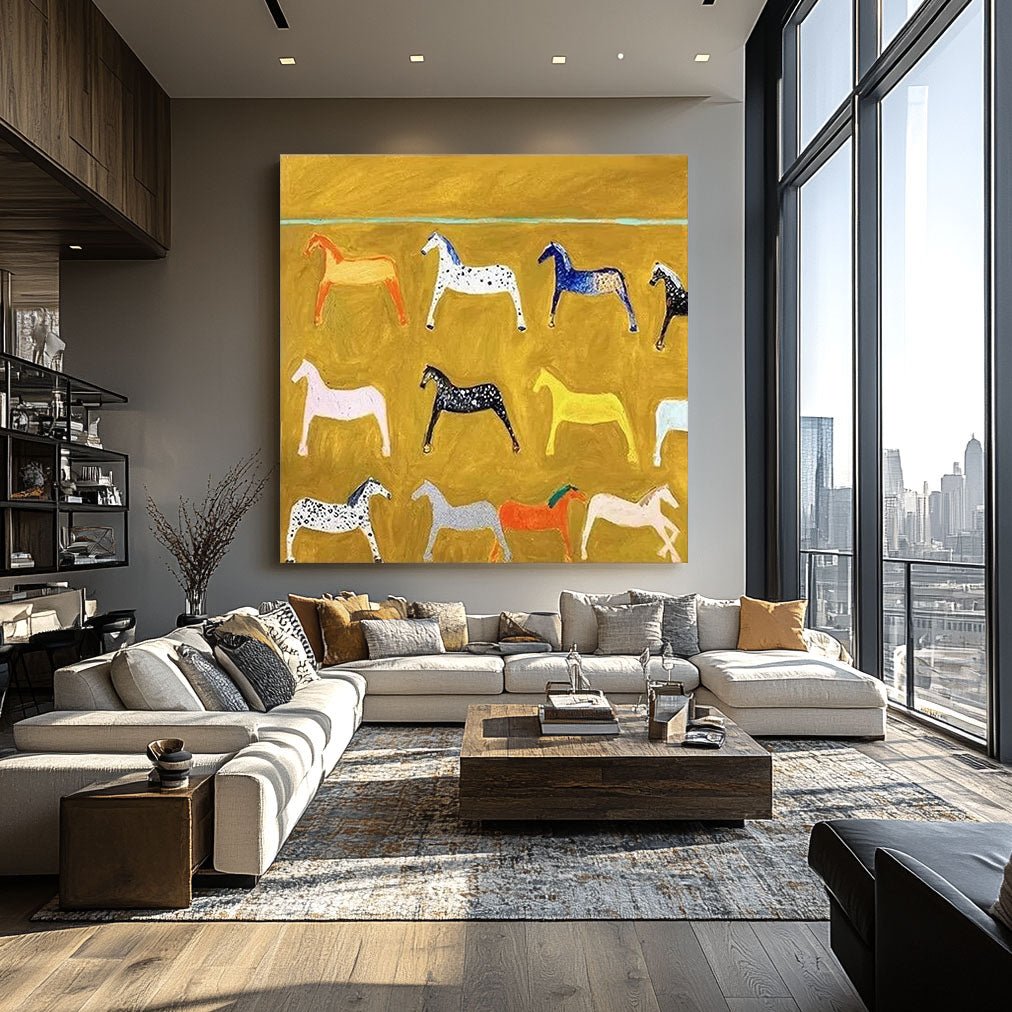 Abstract Painting "Âmes Sauvages” - nukeart