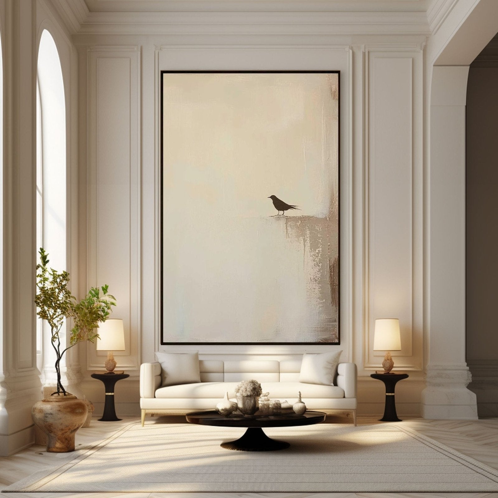 Abstract Painting "Aonair Éan” - nukeart