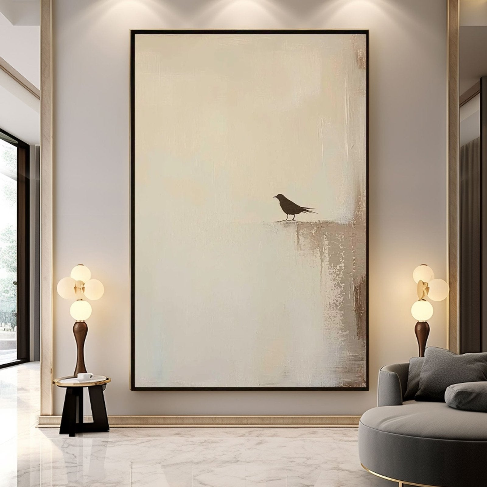 Abstract Painting "Aonair Éan” - nukeart