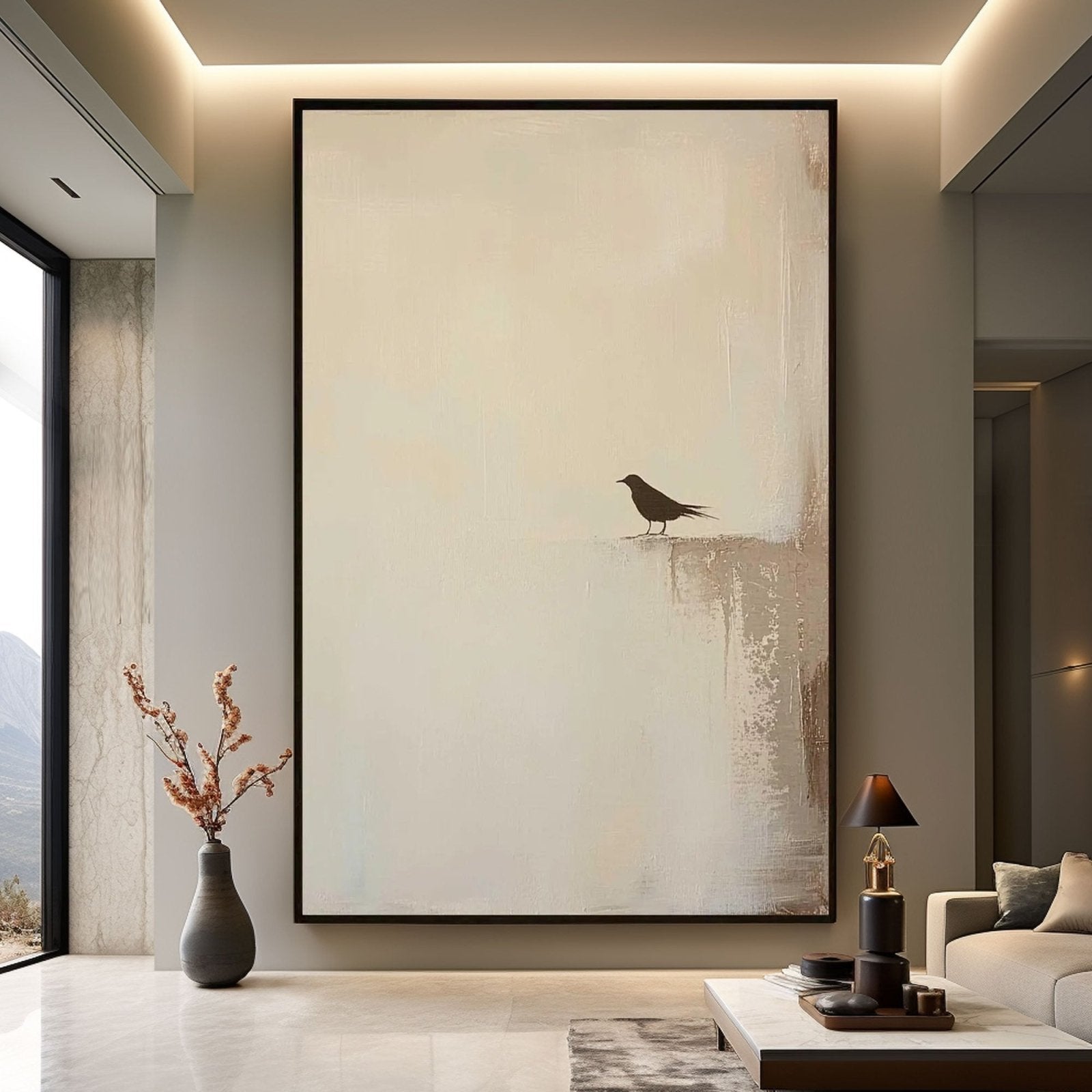 Abstract Painting "Aonair Éan” - nukeart