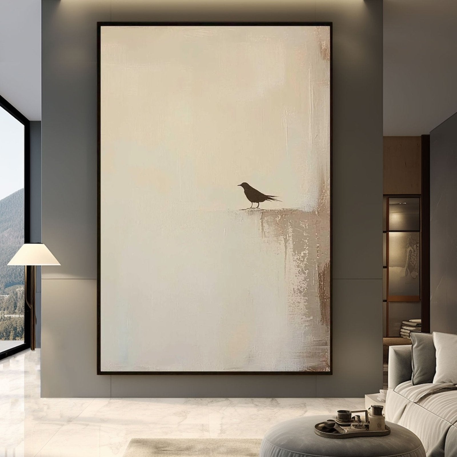 Abstract Painting "Aonair Éan” - nukeart