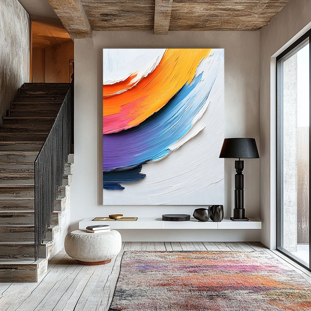 Abstract Painting "Arco Iris de Texturas” - nukeart