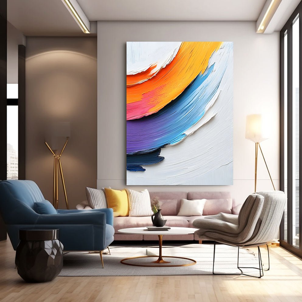 Abstract Painting "Arco Iris de Texturas” - nukeart