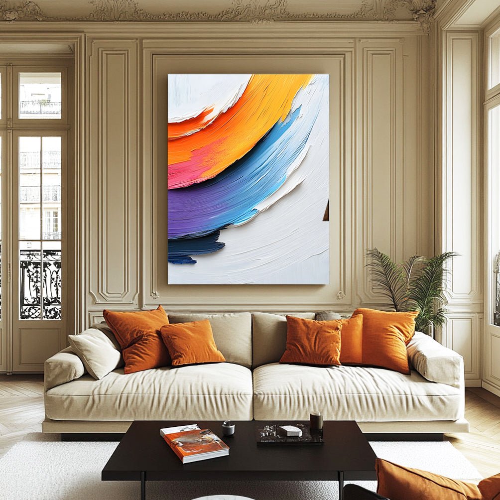 Abstract Painting "Arco Iris de Texturas” - nukeart