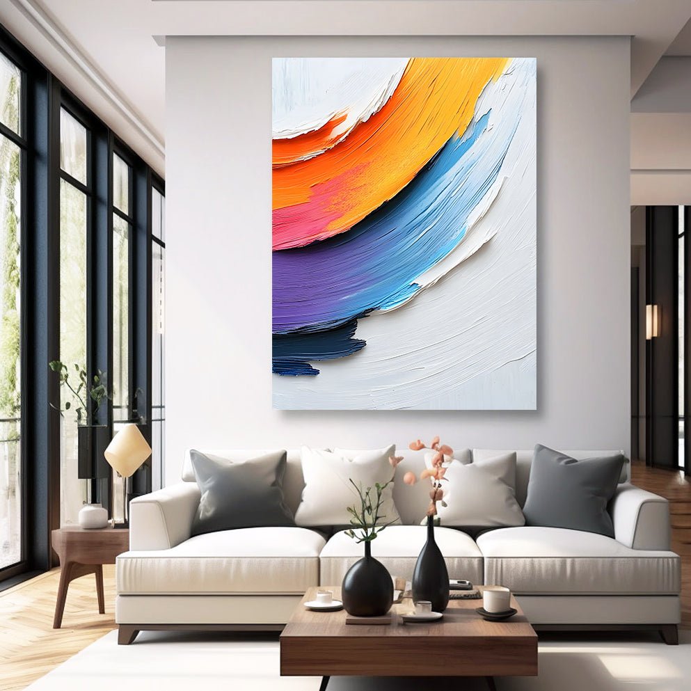 Abstract Painting "Arco Iris de Texturas” - nukeart