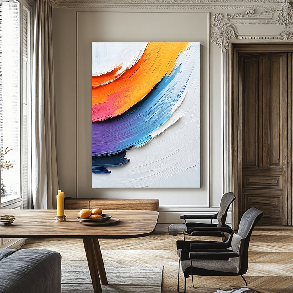 Abstract Painting "Arco Iris de Texturas” - nukeart