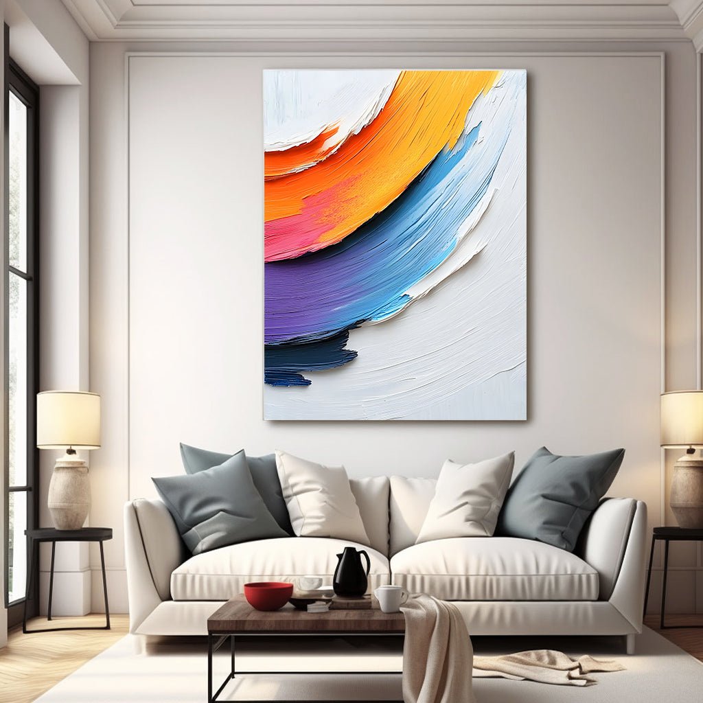 Abstract Painting "Arco Iris de Texturas” - nukeart
