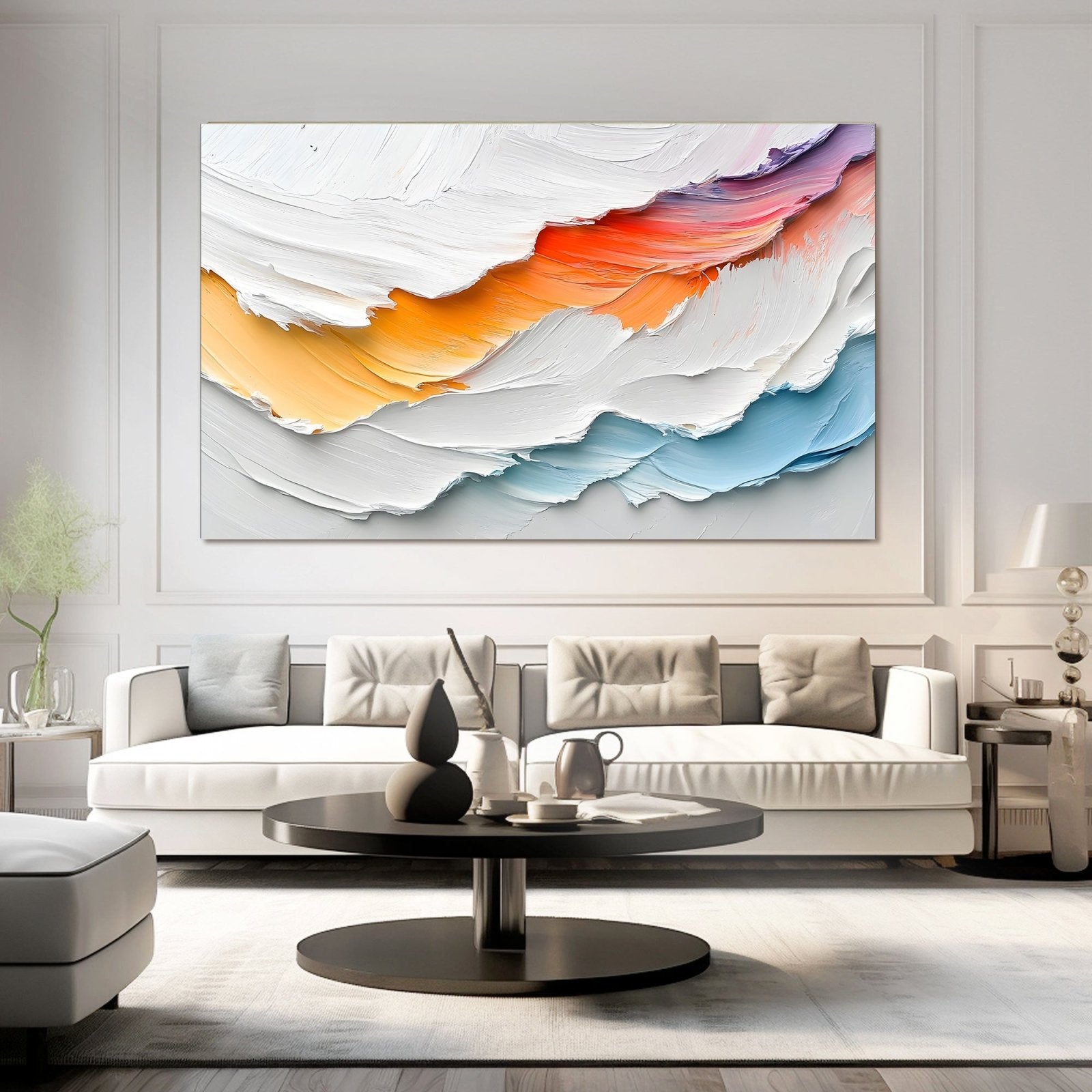 Abstract Painting "Arcoíris de Sentidos" - nukeart