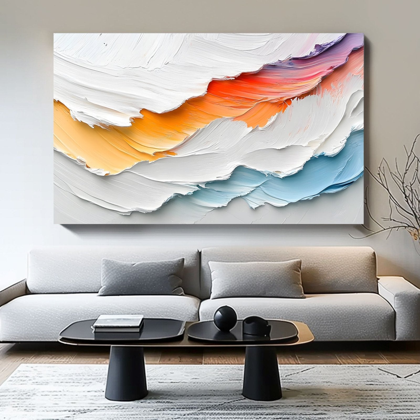 Abstract Painting "Arcoíris de Sentidos" - nukeart