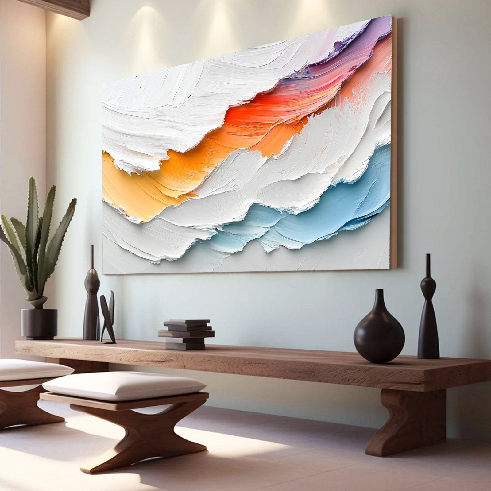Abstract Painting "Arcoíris de Sentidos" - nukeart