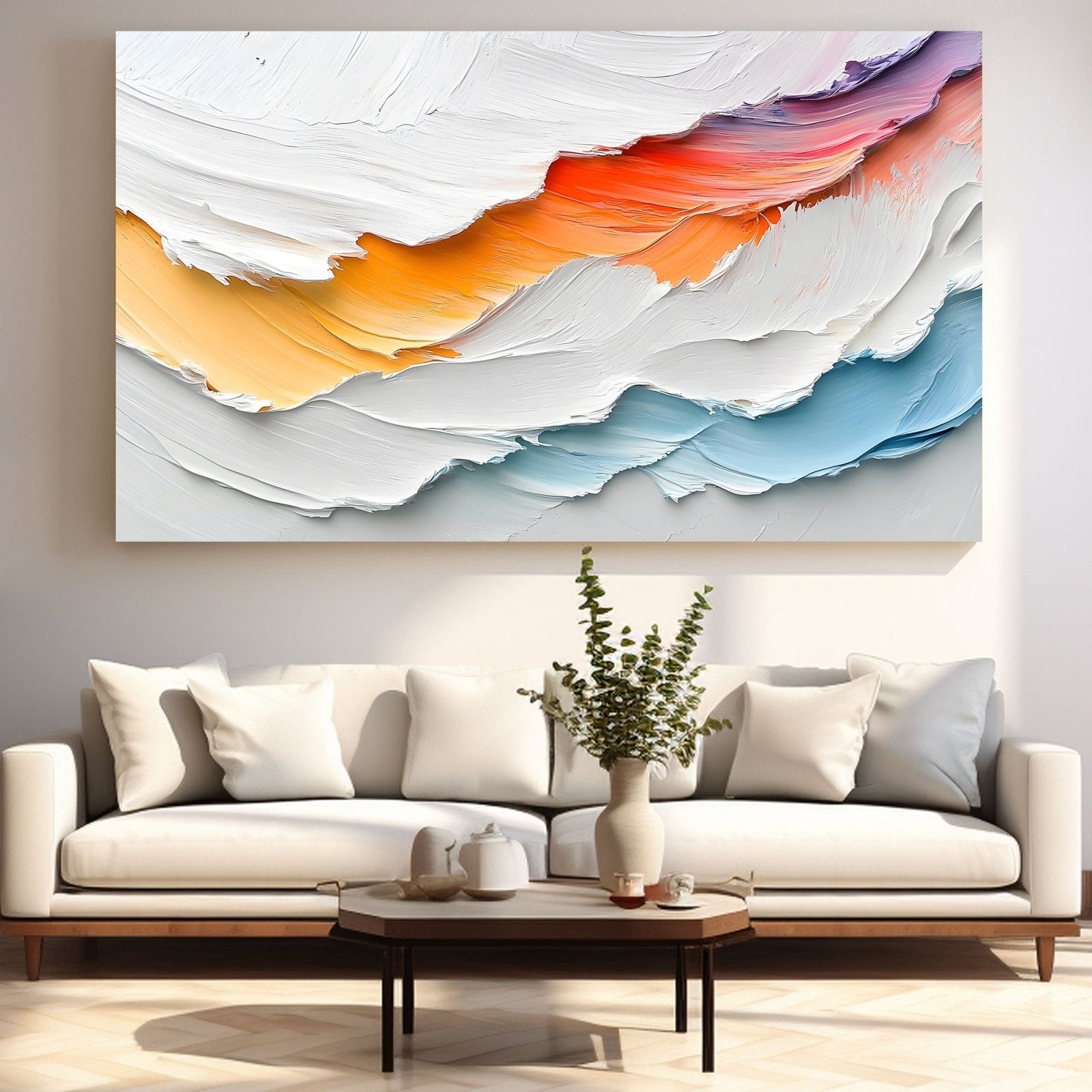 Abstract Painting "Arcoíris de Sentidos" - nukeart