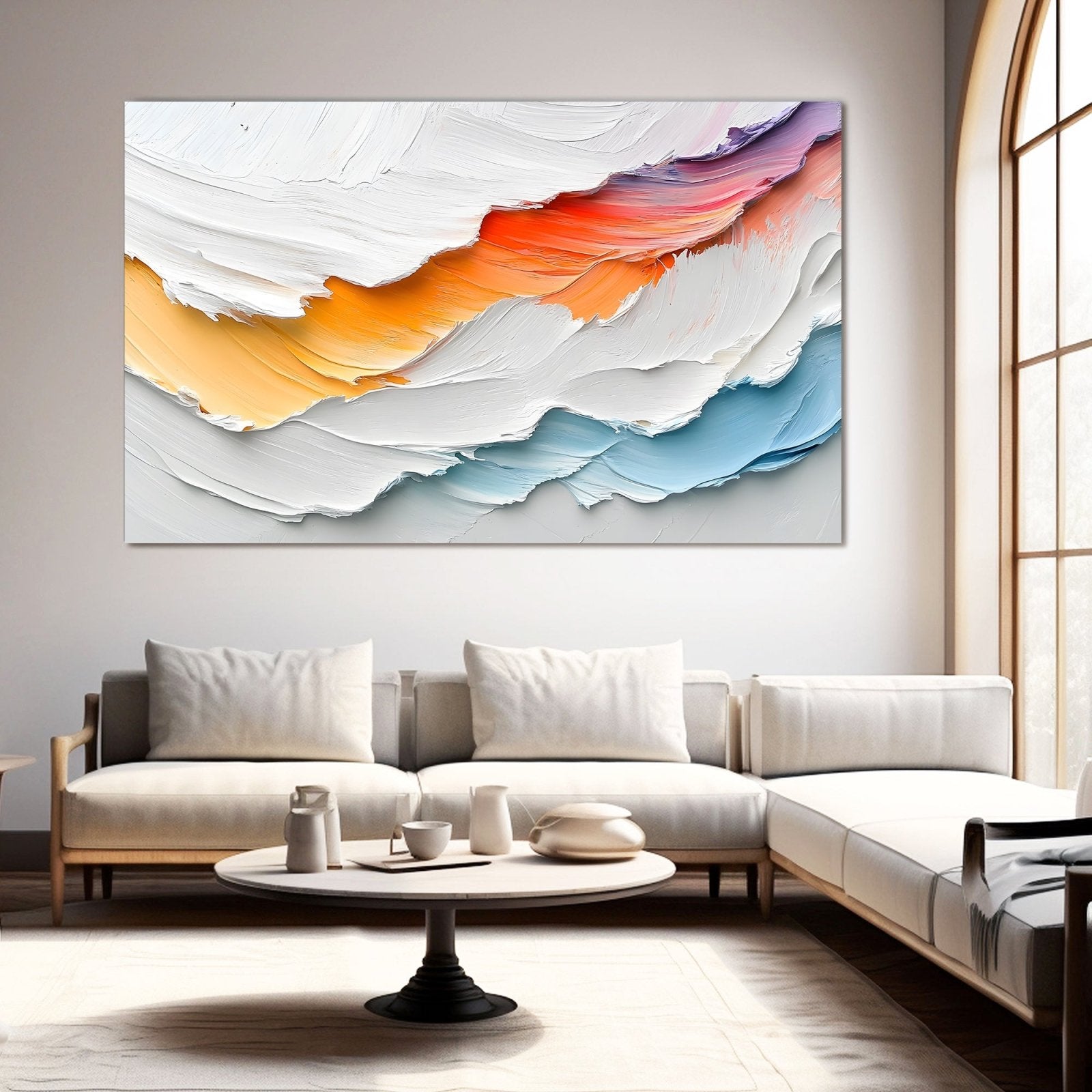 Abstract Painting "Arcoíris de Sentidos" - nukeart