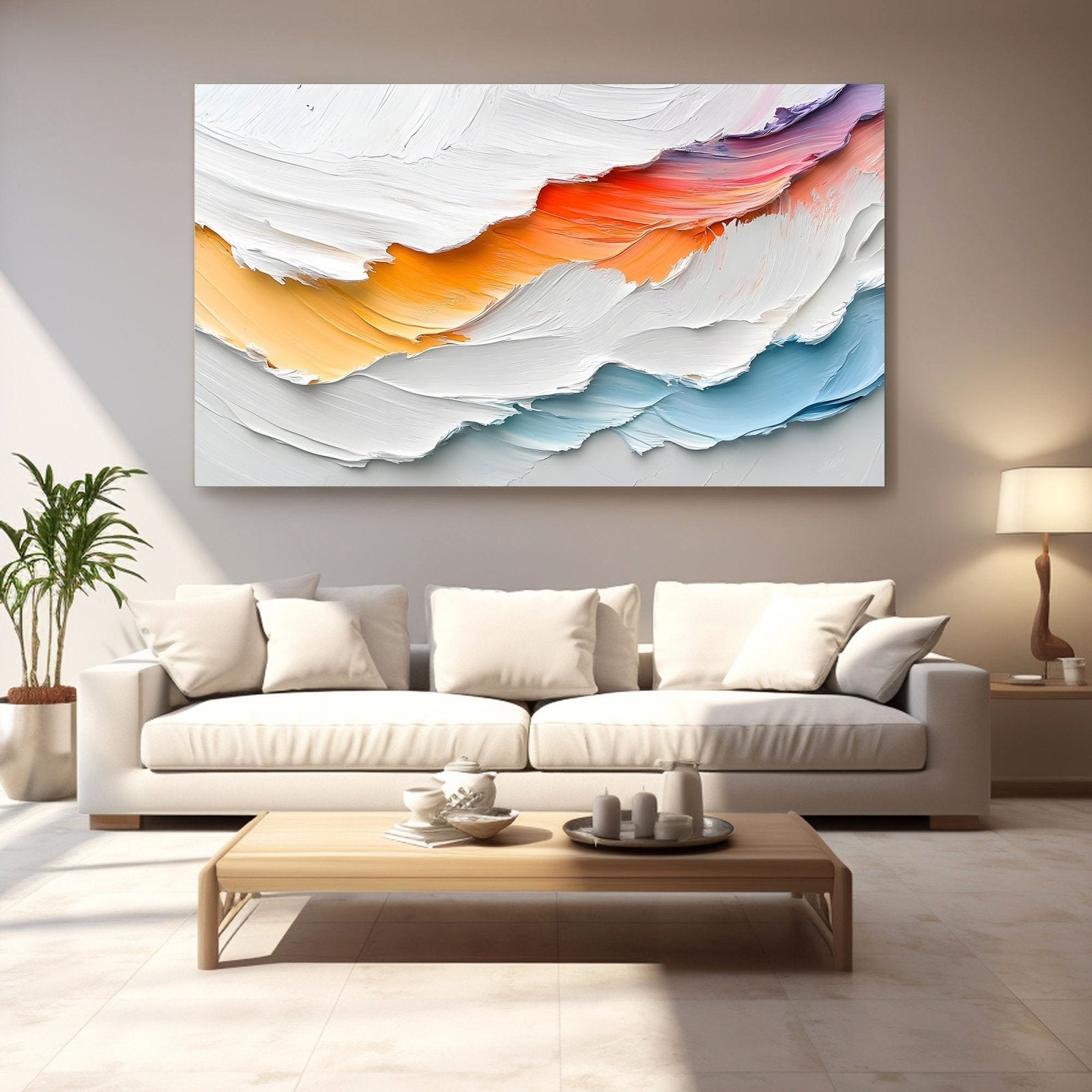 Abstract Painting "Arcoíris de Sentidos" - nukeart