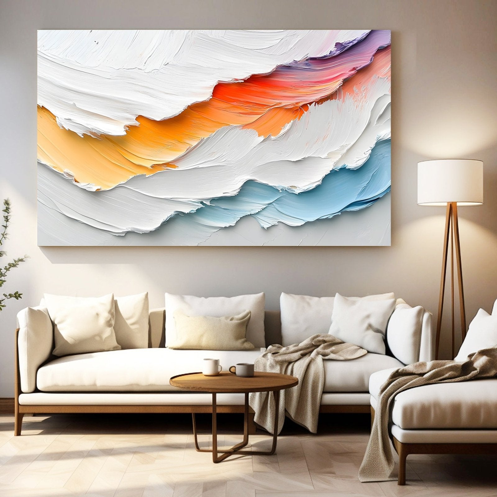 Abstract Painting "Arcoíris de Sentidos" - nukeart