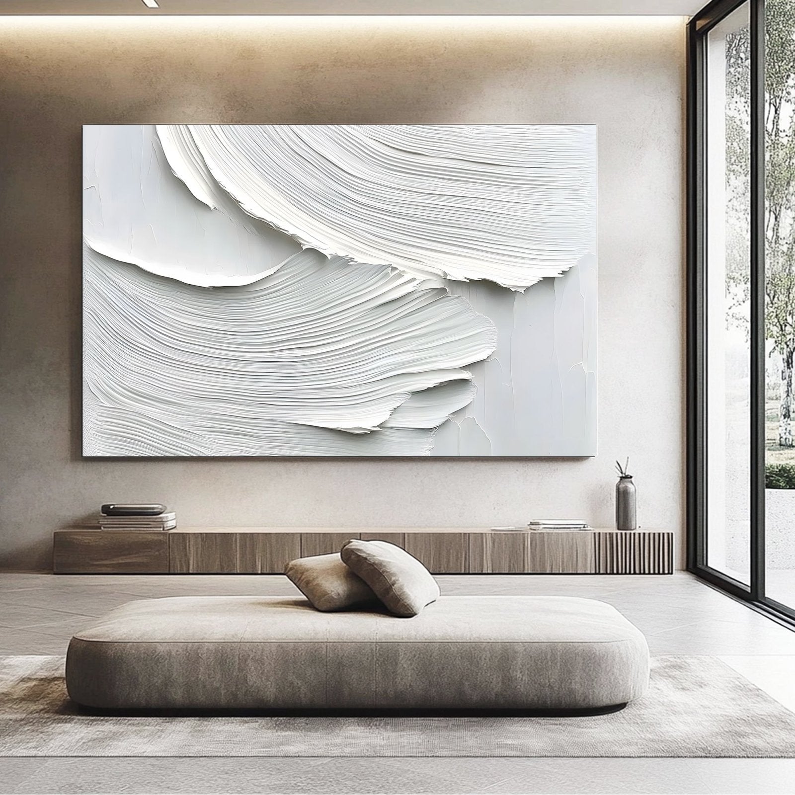Abstract Painting "Arcos Blancos" - nukeart