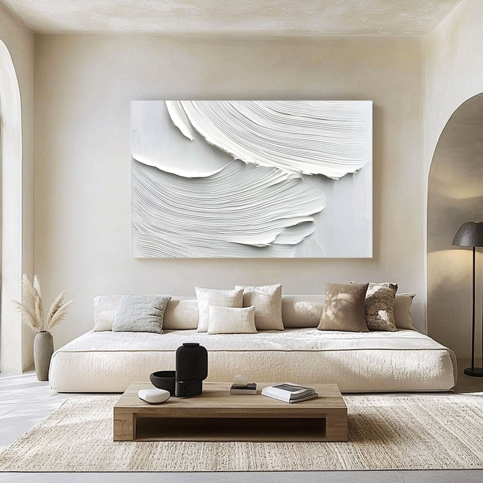 Abstract Painting "Arcos Blancos" - nukeart