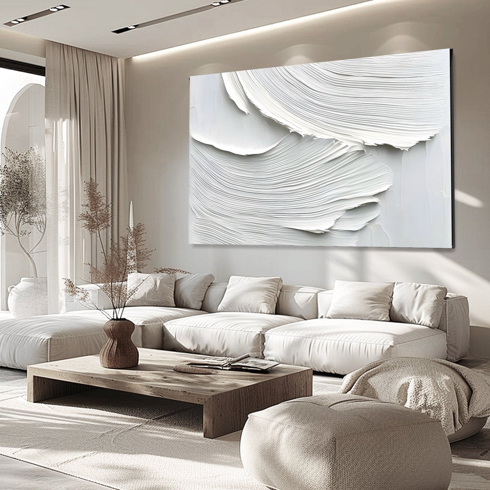 Abstract Painting "Arcos Blancos" - nukeart