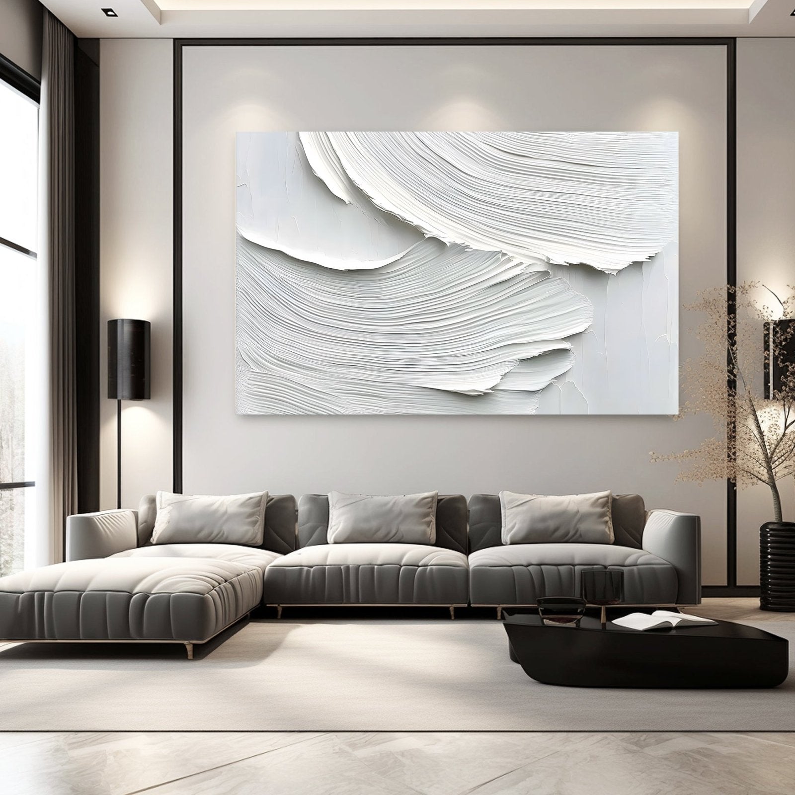 Abstract Painting "Arcos Blancos" - nukeart