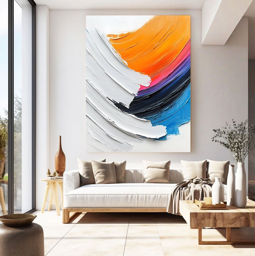 Abstract Painting "Arcos de Color” - nukeart
