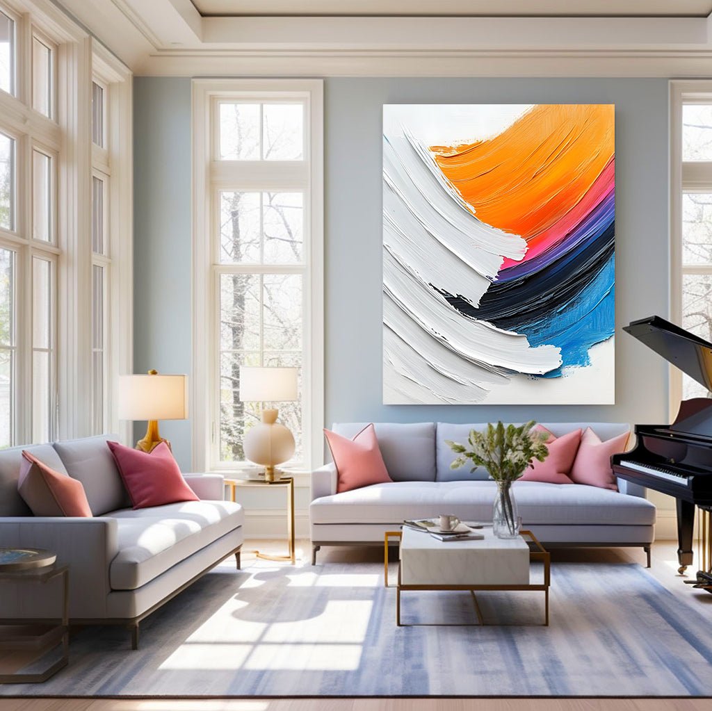 Abstract Painting "Arcos de Color” - nukeart