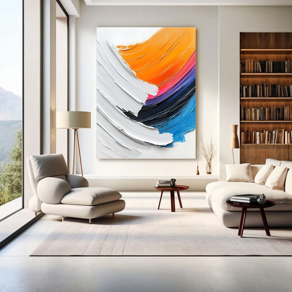 Abstract Painting "Arcos de Color” - nukeart