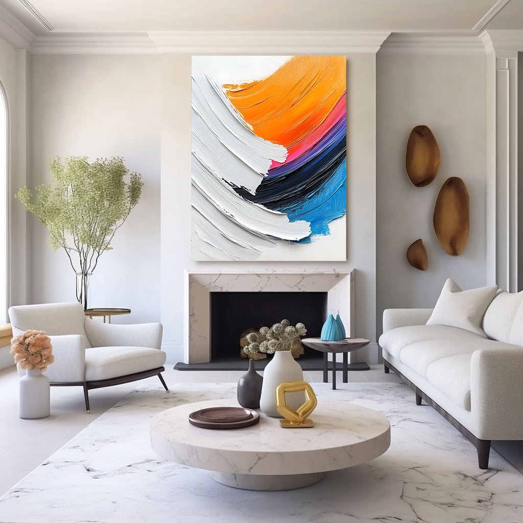 Abstract Painting "Arcos de Color” - nukeart