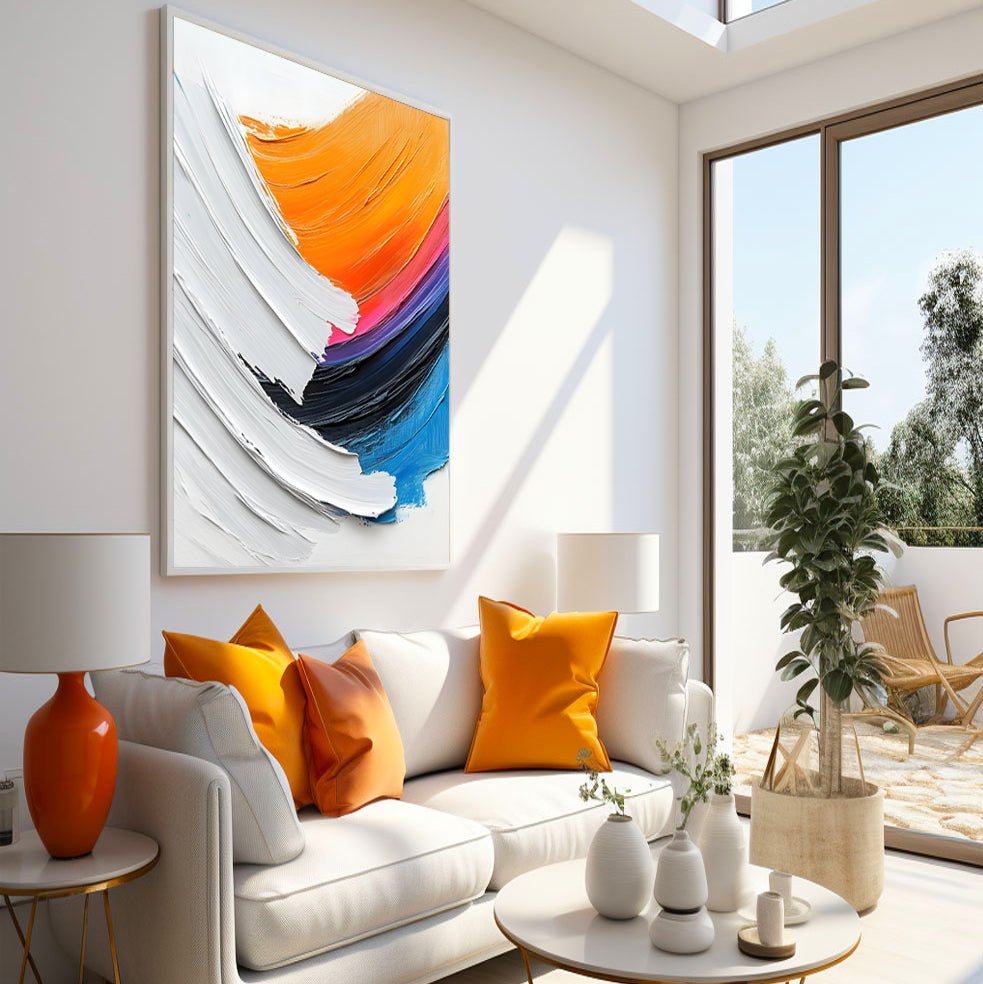 Abstract Painting "Arcos de Color” - nukeart