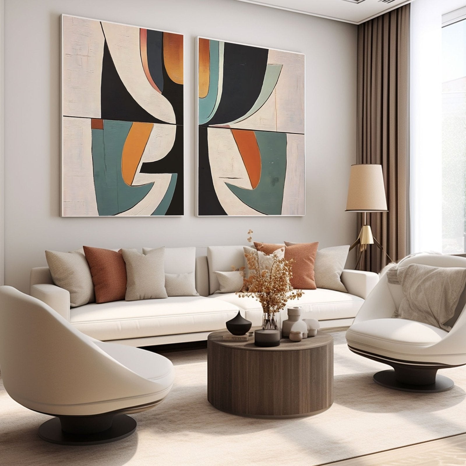 Abstract Painting "Armonía” - nukeart