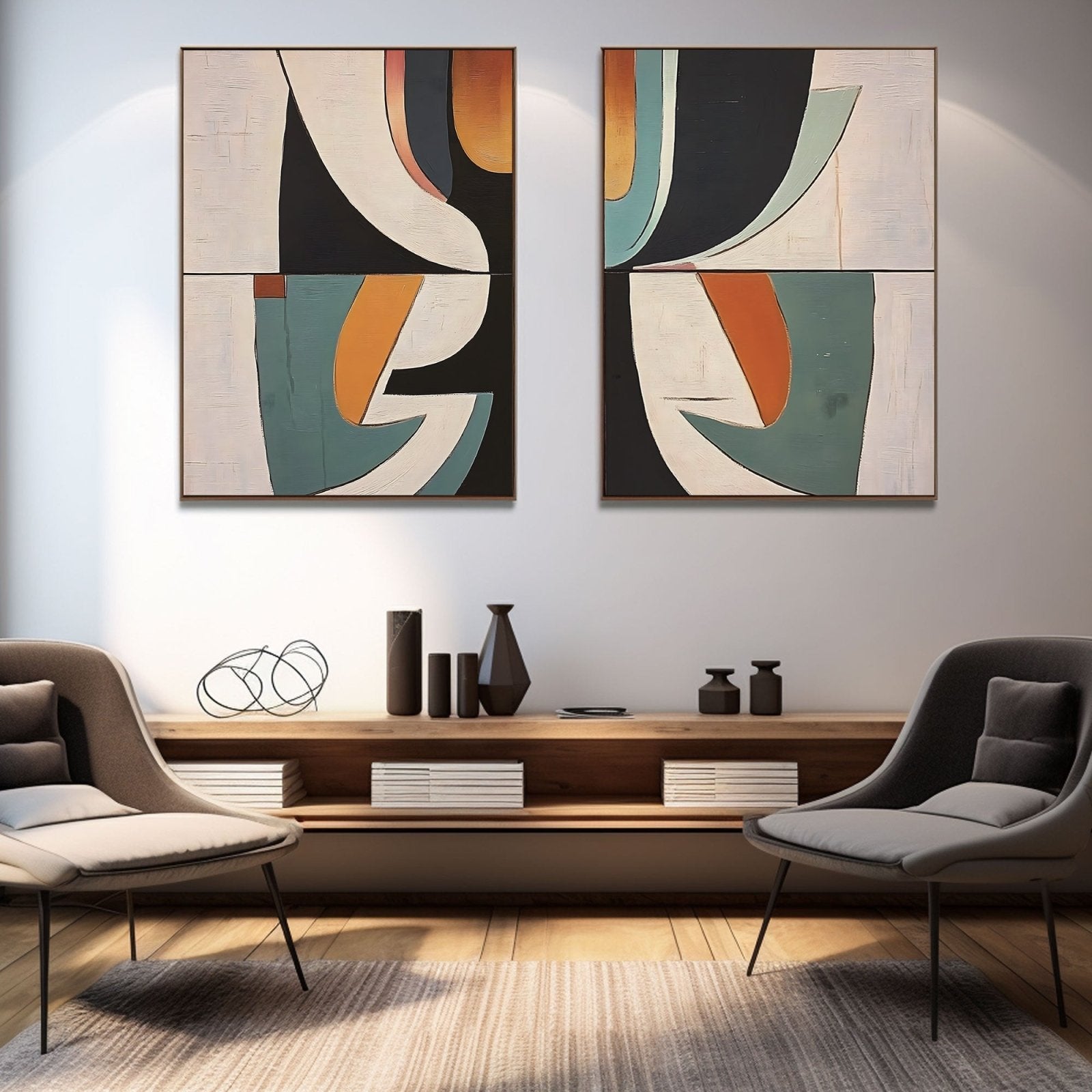 Abstract Painting "Armonía” - nukeart