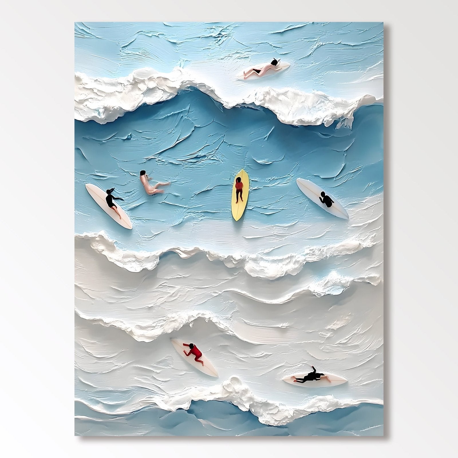 Abstract Painting "Armonía Acuática" - nukeart