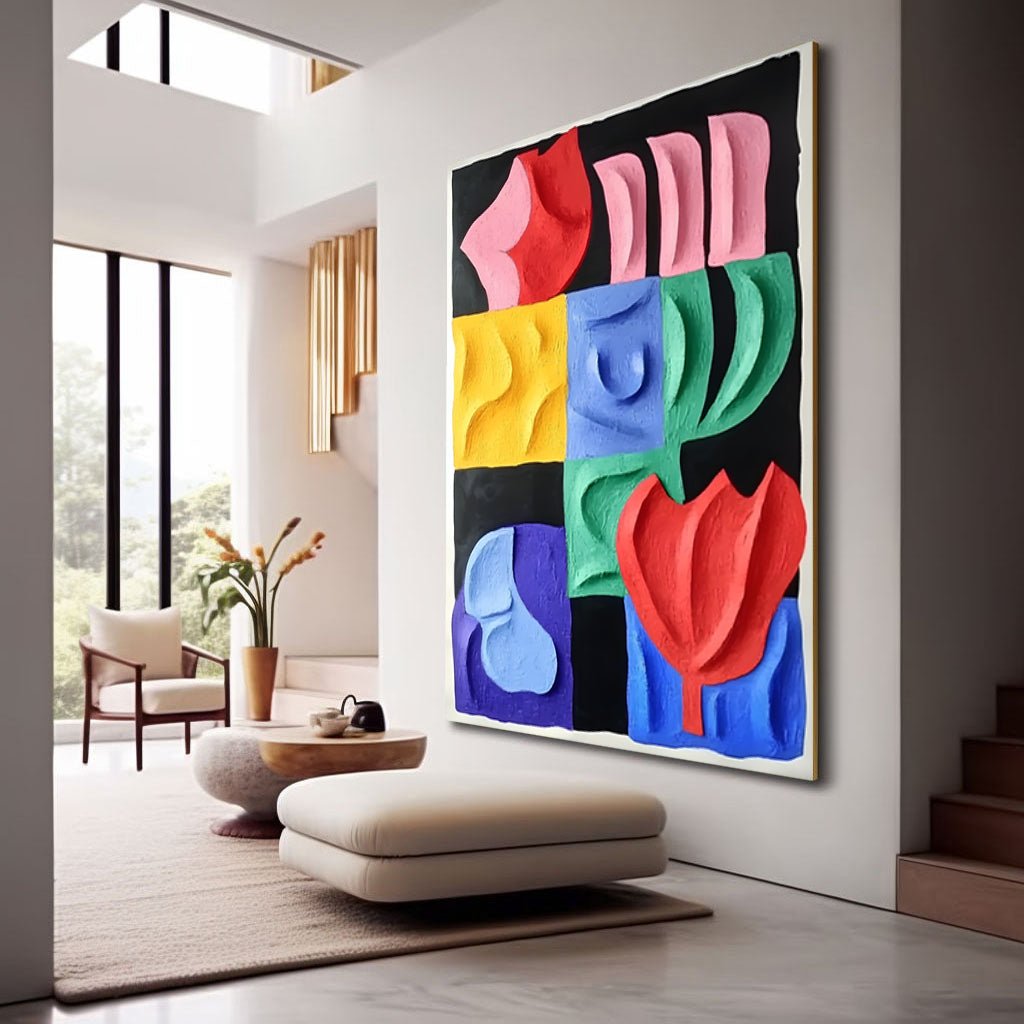 Abstract Painting "Armonía de Formas” - nukeart