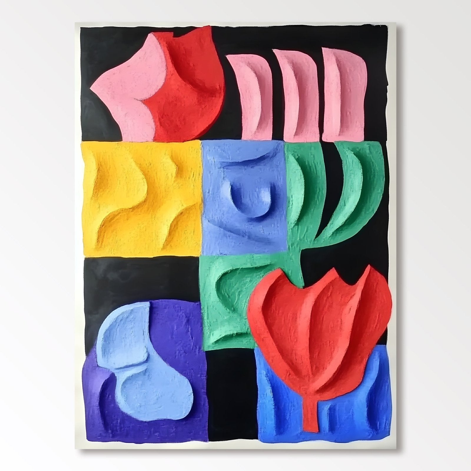 Abstract Painting "Armonía de Formas” - nukeart