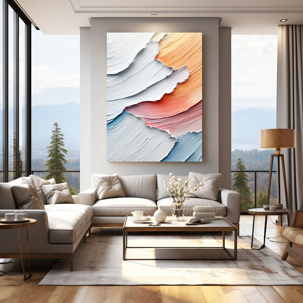 Abstract Painting "Armonía de Texturas” - nukeart