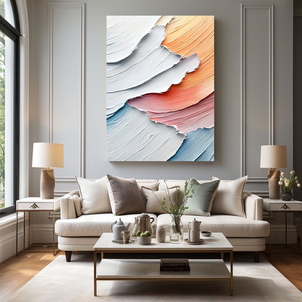 Abstract Painting "Armonía de Texturas” - nukeart