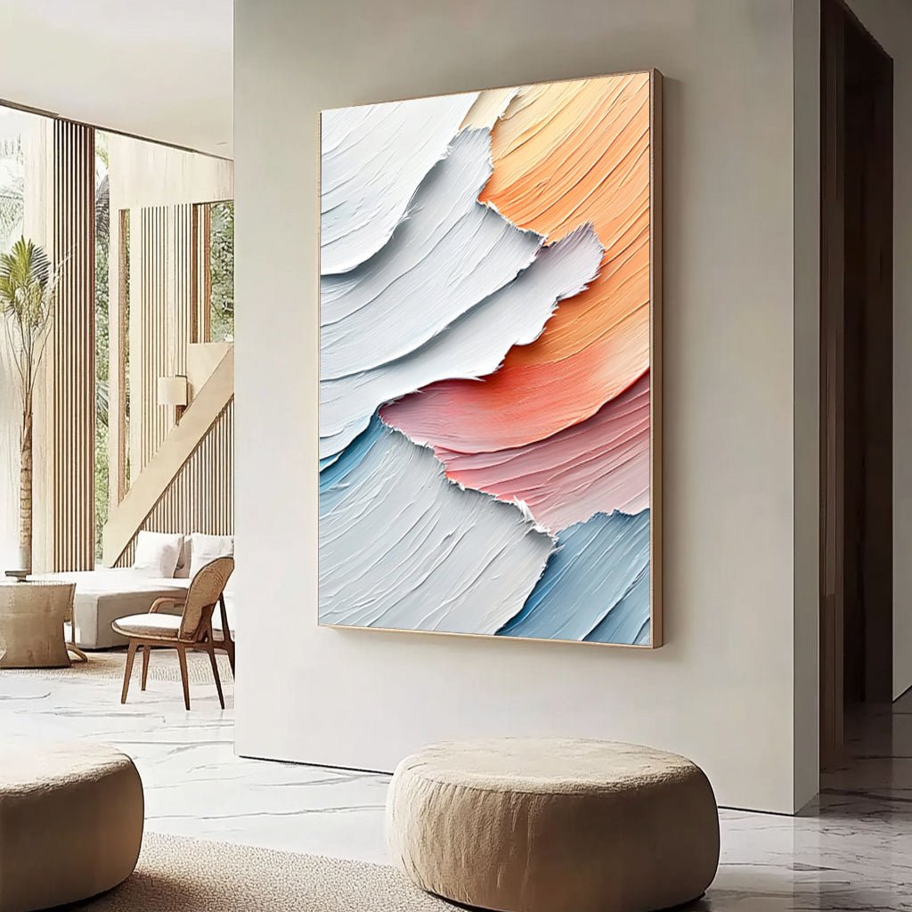 Abstract Painting "Armonía de Texturas” - nukeart