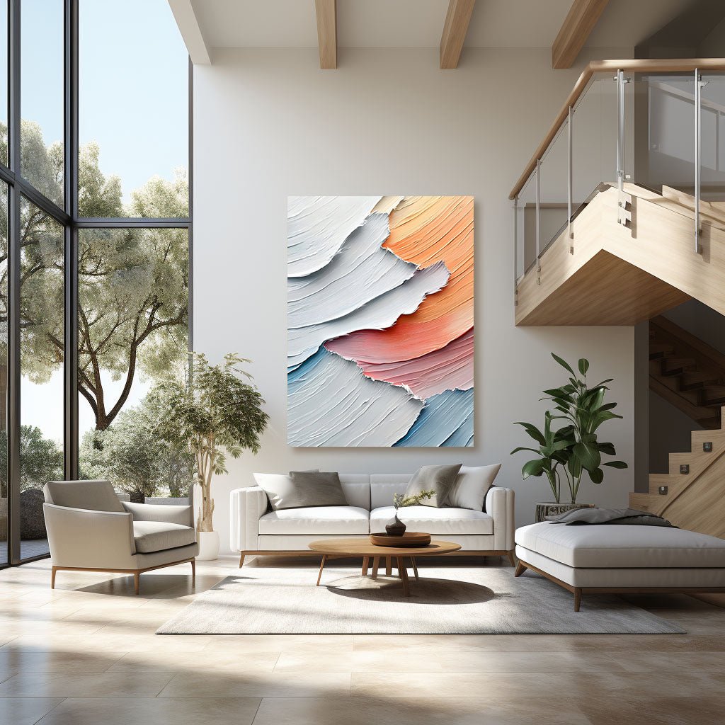 Abstract Painting "Armonía de Texturas” - nukeart