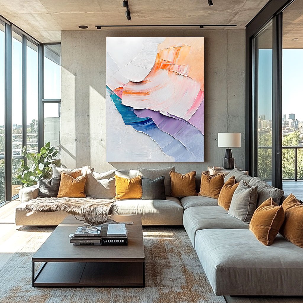 Abstract Painting "Armonía de Tintes” - nukeart
