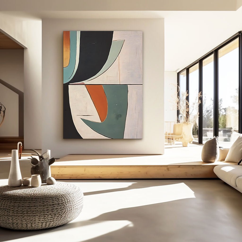 Abstract Painting "Armonía Dinámica" - nukeart