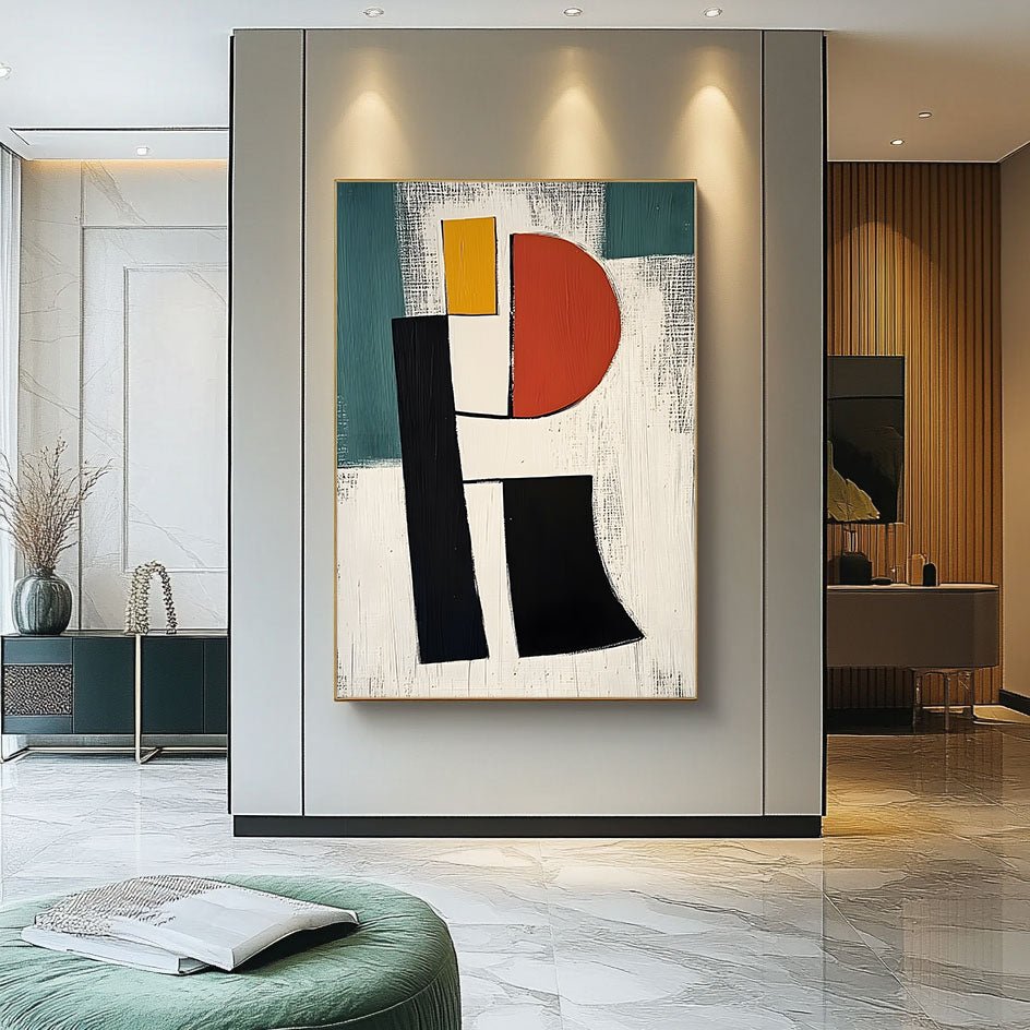 Abstract Painting "Armonía Divergente" - nukeart