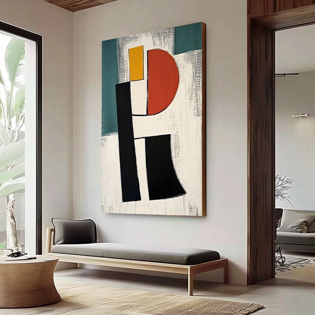 Abstract Painting "Armonía Divergente" - nukeart