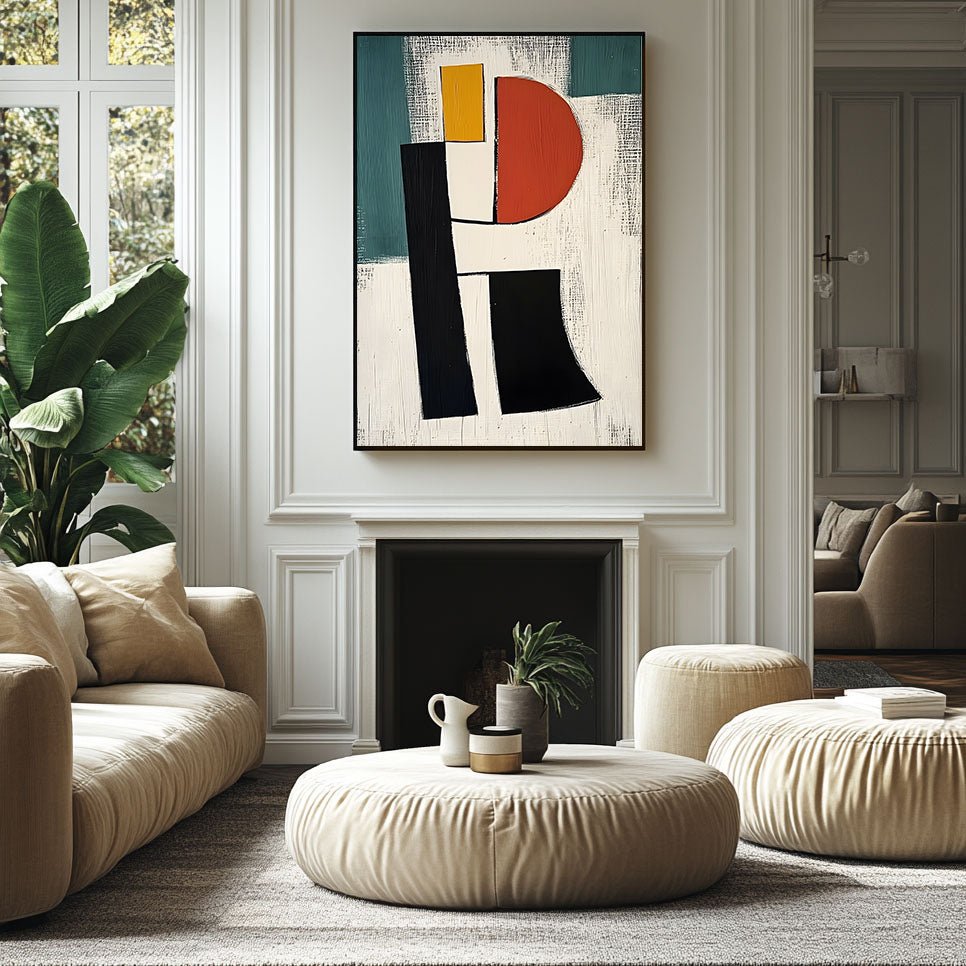 Abstract Painting "Armonía Divergente" - nukeart