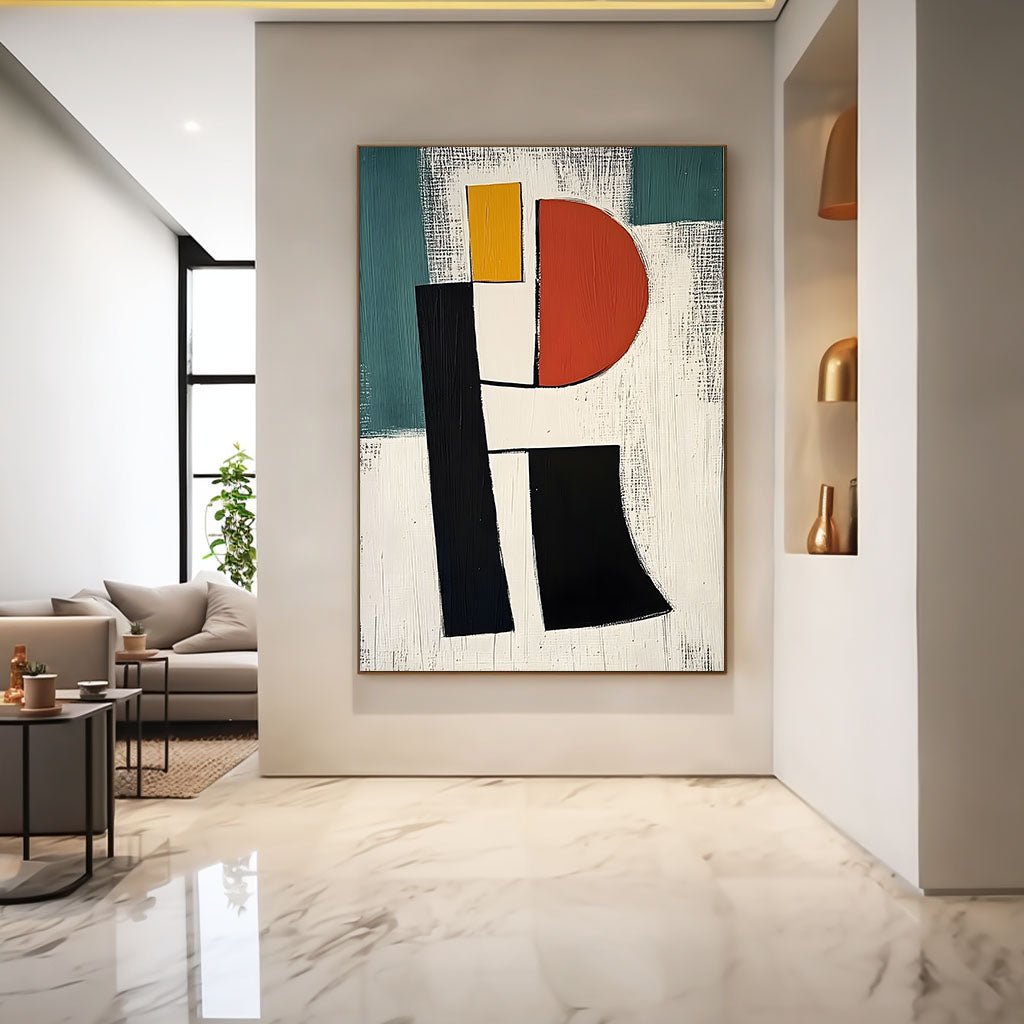 Abstract Painting "Armonía Divergente" - nukeart