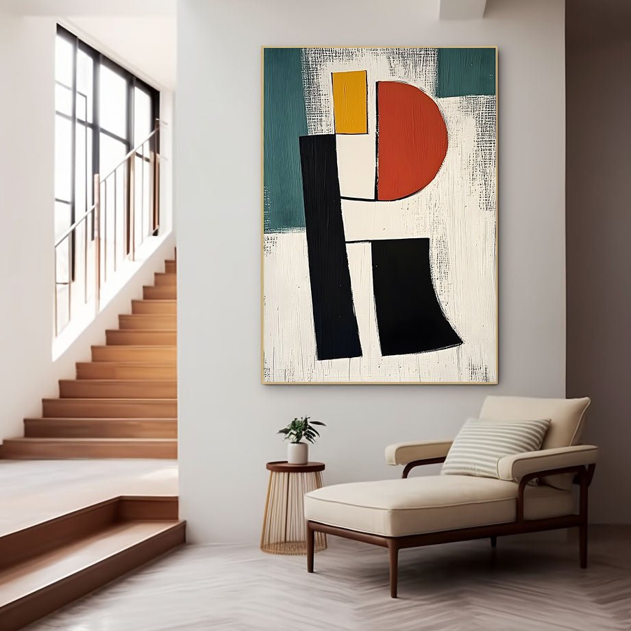 Abstract Painting "Armonía Divergente" - nukeart