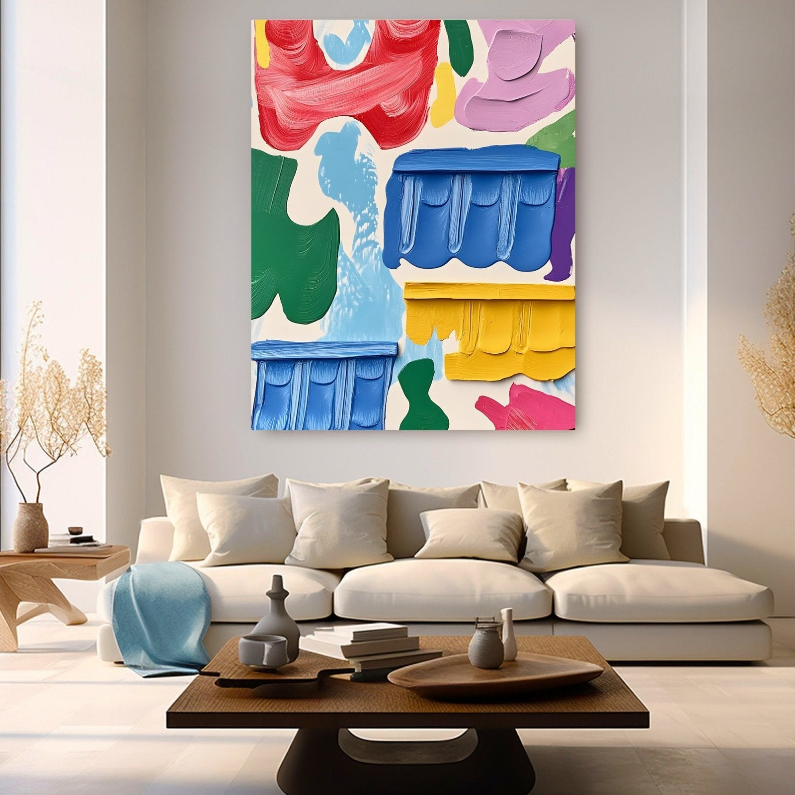 Abstract Painting "Armonía Floral” - nukeart