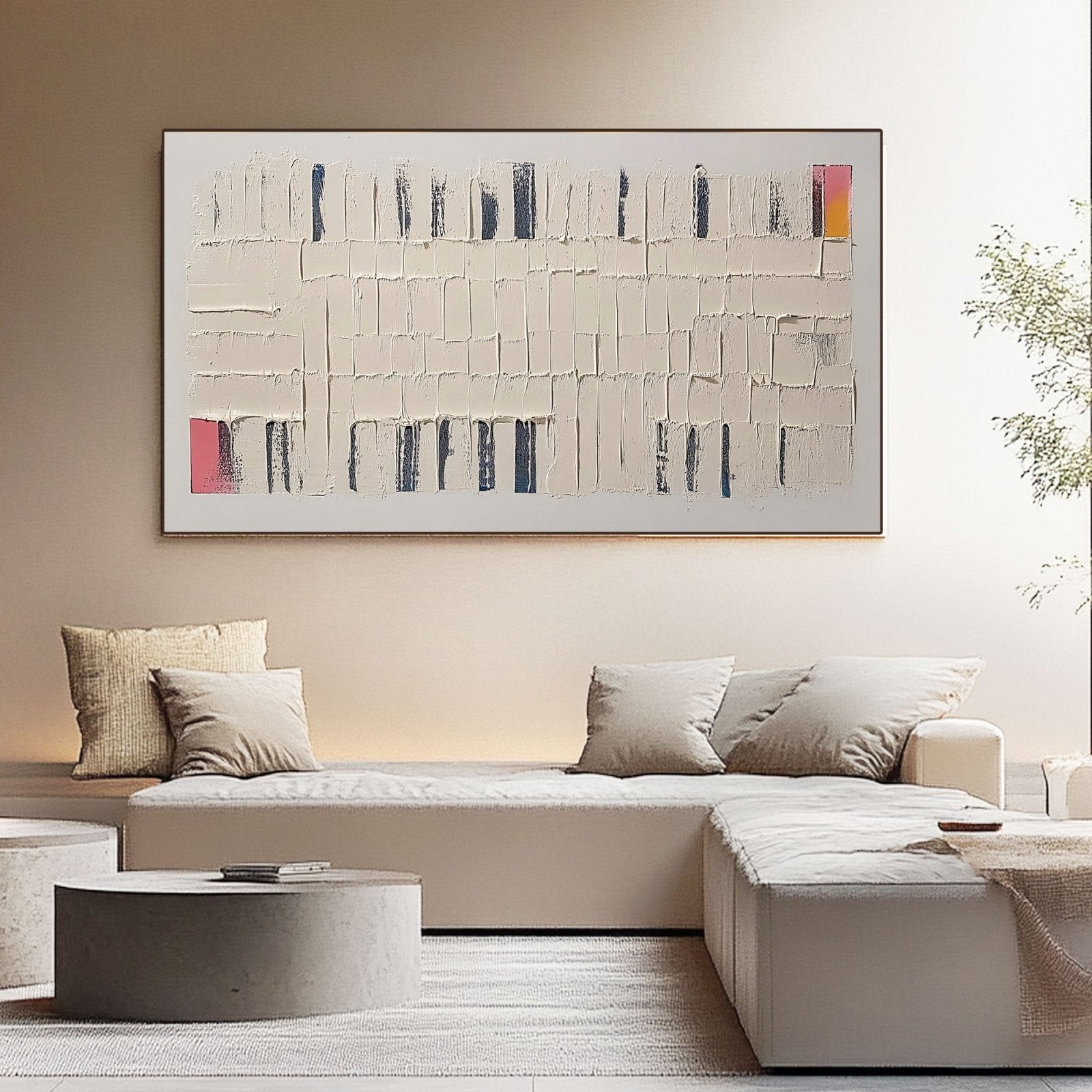 Abstract Painting "Armonía Fragmentada" - nukeart